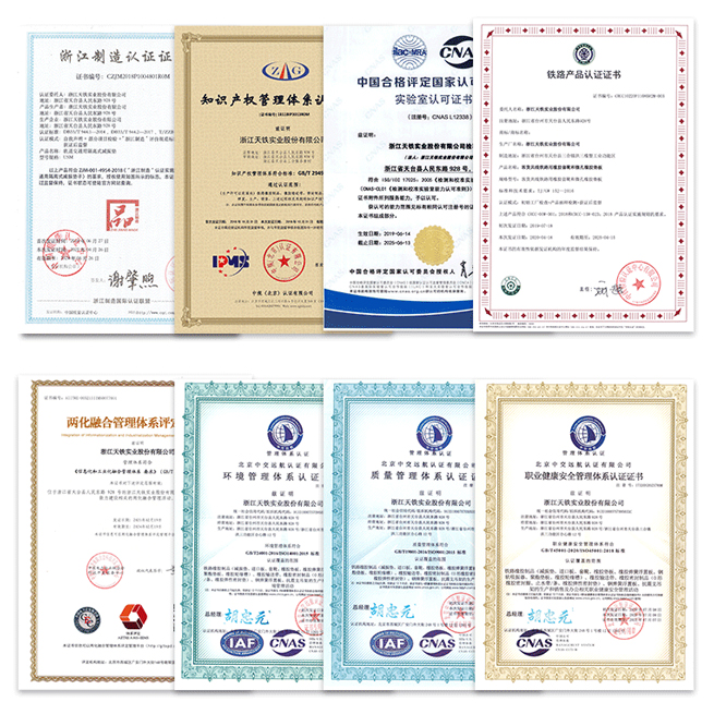 Certificates